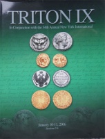 Classic Numismatic Group, New York. 10-11 January 2006 in New York. Triton IX. A Highly Important Offering of Russian. 48 Yefimoks from the Fuchs Collection. 36 Platinum Pieces from a North American Collection.    IX,  , 2006 