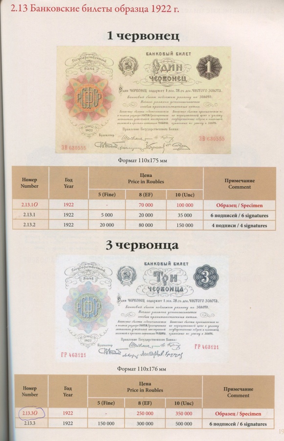  .,  .. "   (1769-2010).   . / I.M. Goryanov, Muradyan M.A. "Russian Paper Money (1769-2010)". Catalog with prices.