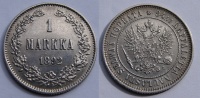 Великое княжество Финляндское, 1 марка 1892 г. L. (архив)