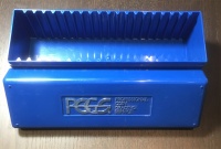 Фирменная коробка для 20 стандартных слабов PCGS, официальный сертифицированный производитель (бывшая в употреблении)