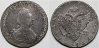 Рубль 1796 г. СПБ ТI IС, последний год чеканки. (архив)