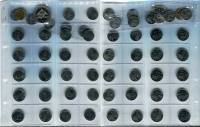 Комплект из 28 юбилейных монет 2012 г. и памятного жетона "В память 200-летия Отечественной войны 1812 г.". (архив) 