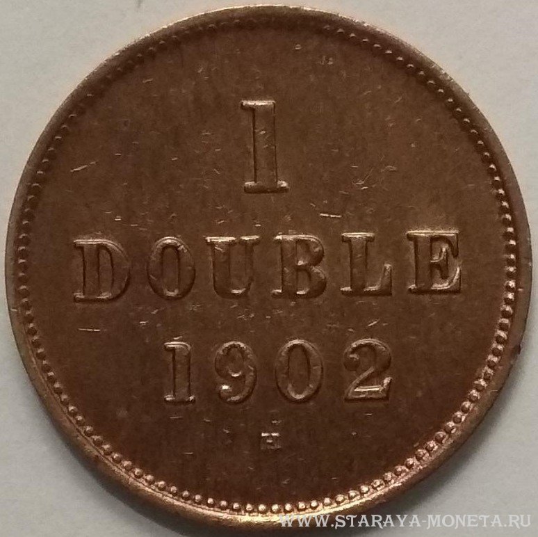1 дубль 1902 г. Гернси