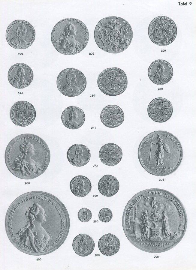 Adolf Hess. "Russische munzen und medalillen aus gold und platin." Luzern, 1939. Каталог аукциона Адольфа Гесса "Коллекция Великого Князя Георгия Михайловича", Люцерна (несостоявшийся аукцион), издание 1939 г., репринт 2002 г. под редакцией Дьякова М.Е.