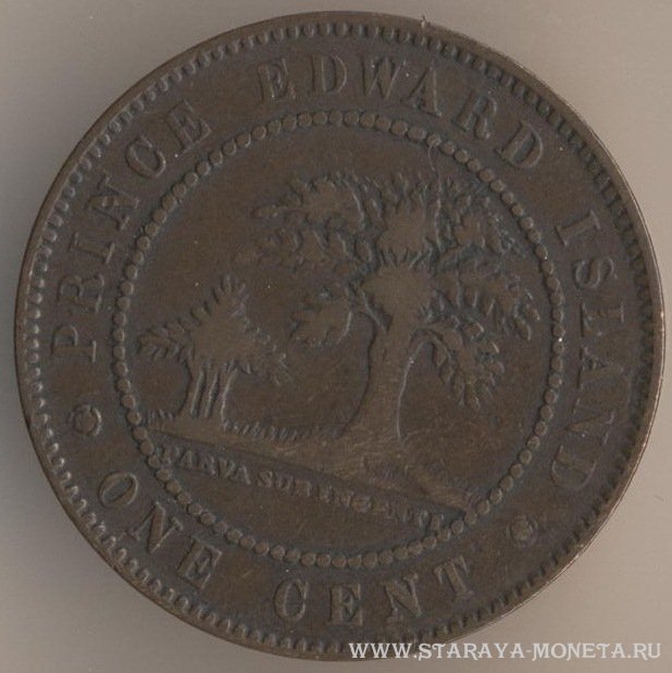 1 цент 1871 г. Остров Принца Эдуарда.