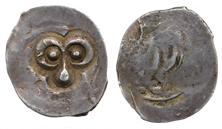 Рис. 3. Монета вел. кн. Федора Ольговича Рязанского (чекан 1409-1417 гг.) Рис. 3. Монета вел. кн. Федора Ольговича Рязанского (чекан 1409-1417 гг.)