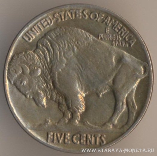 5 центов 1915 г. США.