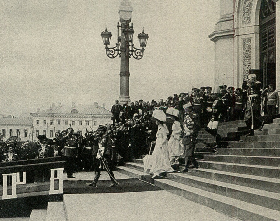 Российская империя, жетон в память посещения Императором Николаем II Москвы в 1912 г. в период празднования 100-летия Отечественной войны 1812 г.