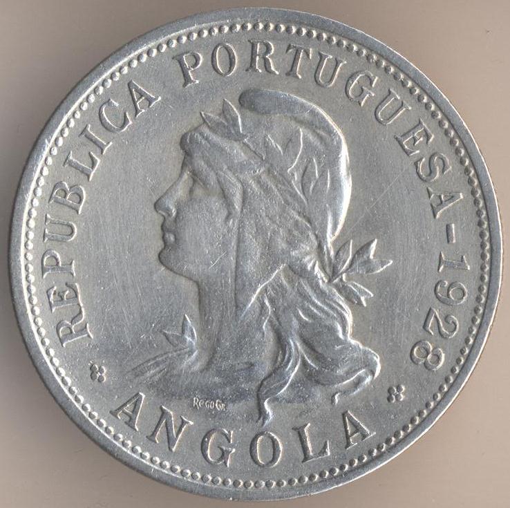 50 центаво 1928 г. Ангола