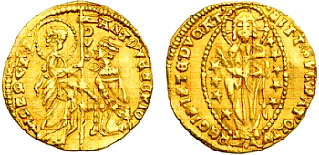 Дукат дожа Антонио Венье, Венеция, 1382-1400 гг.