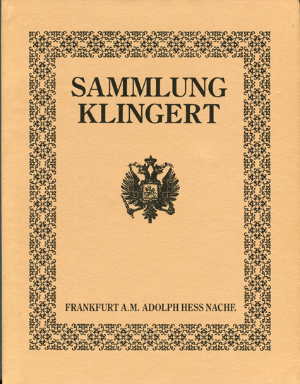 Adolph Hess Nachf., Frankfurt-M. 30 May 1910 in Frankfurt am Main. Sammlung des Herr Gustav Klingert in Moskau. Russische Munzen.       , 1910 .